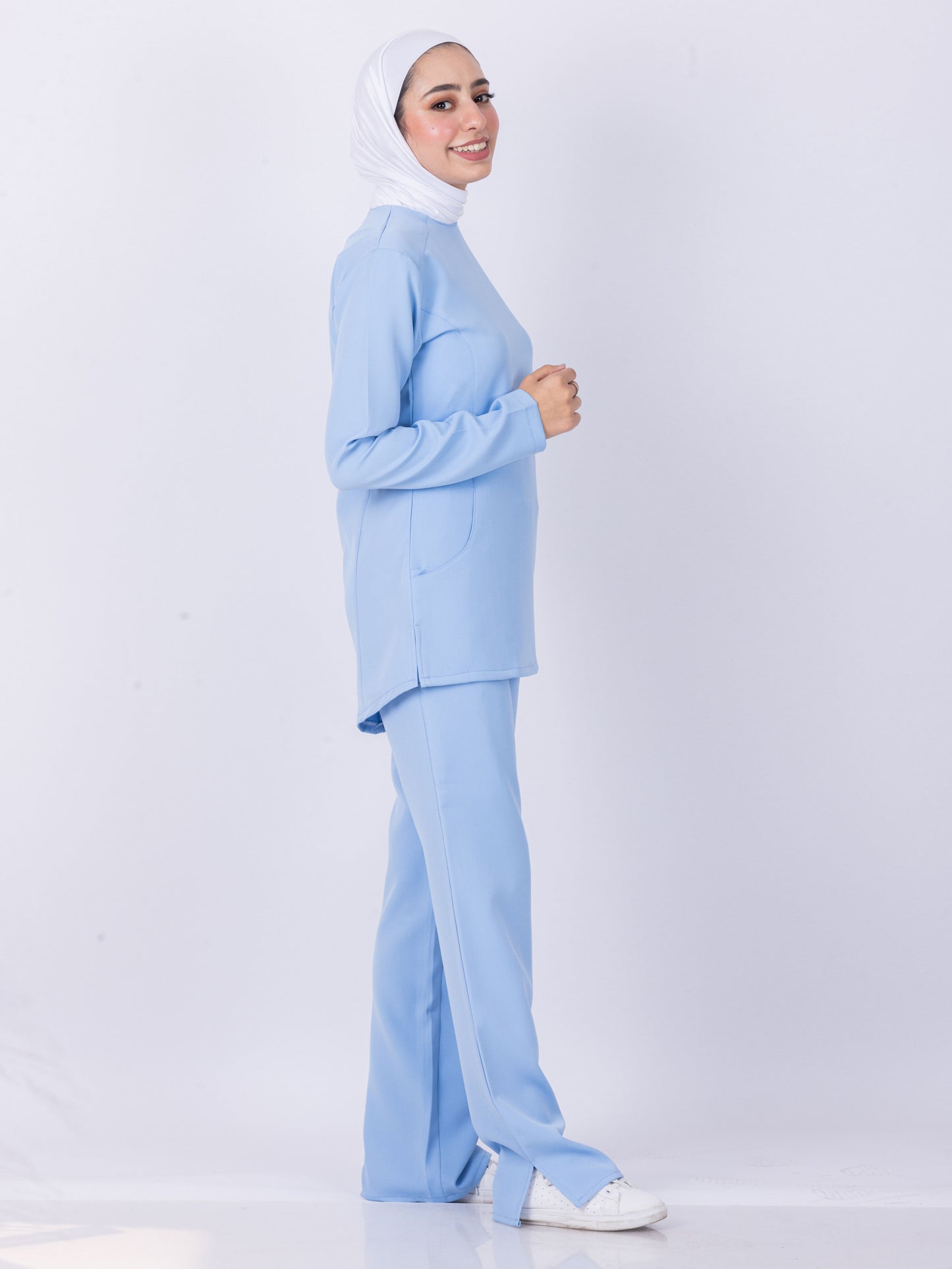One Year - Baby Blue Scrubs
