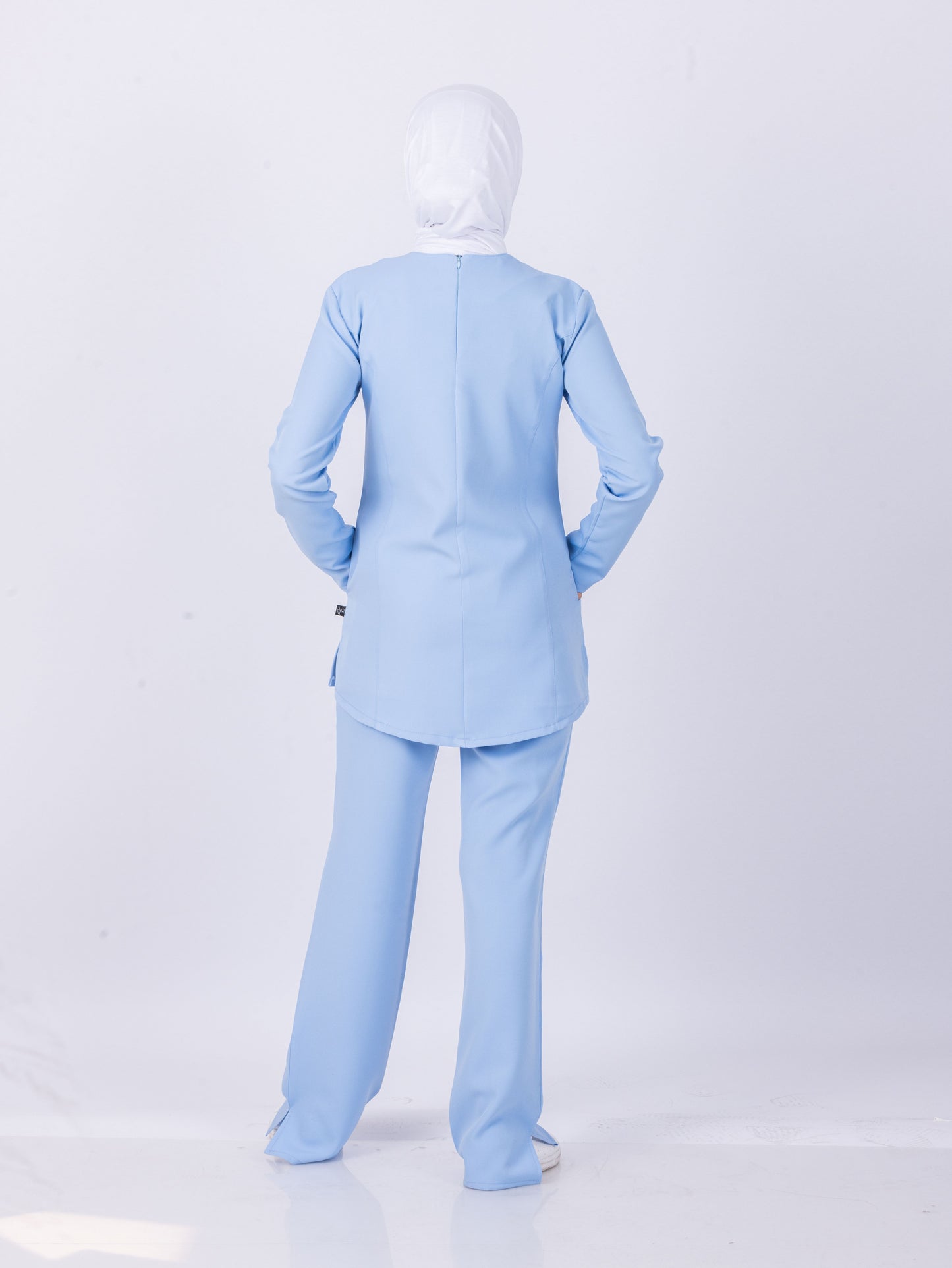 One Year - Baby Blue Scrubs