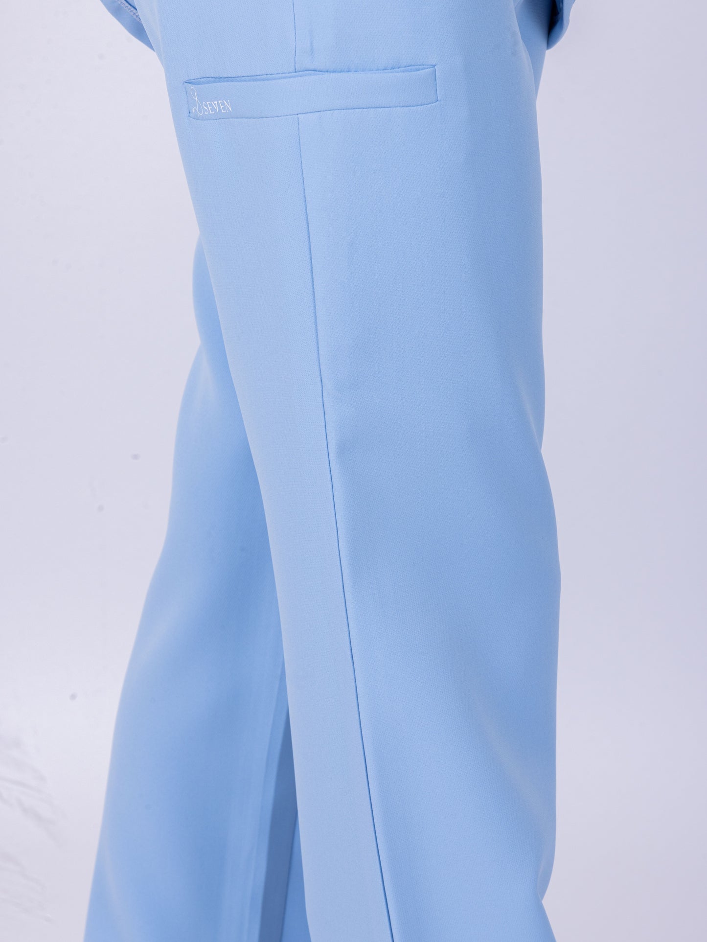 One Year - Baby Blue Scrubs