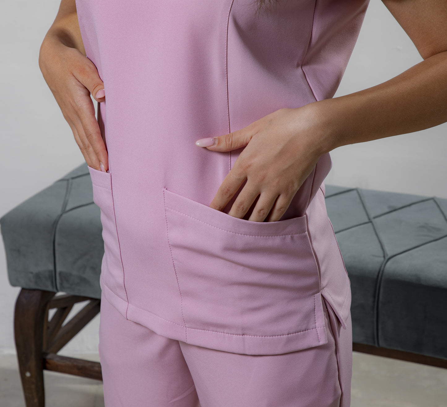 CROWN - Sumo Pink Scrubs