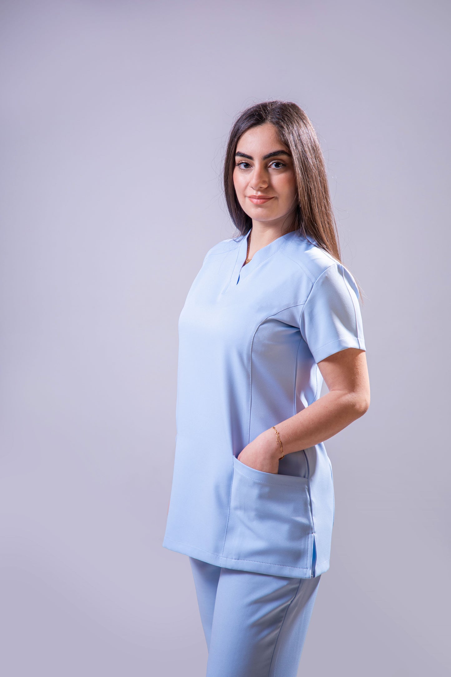 CROWN - Baby Blue Scrubs