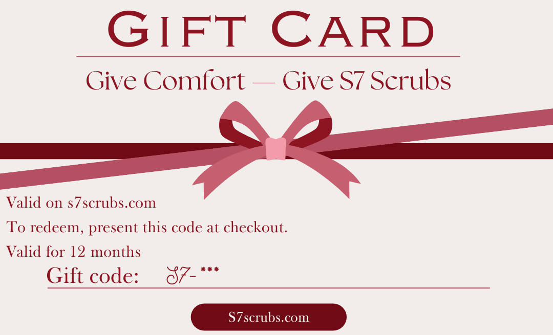 S seven scrubs Gift Card