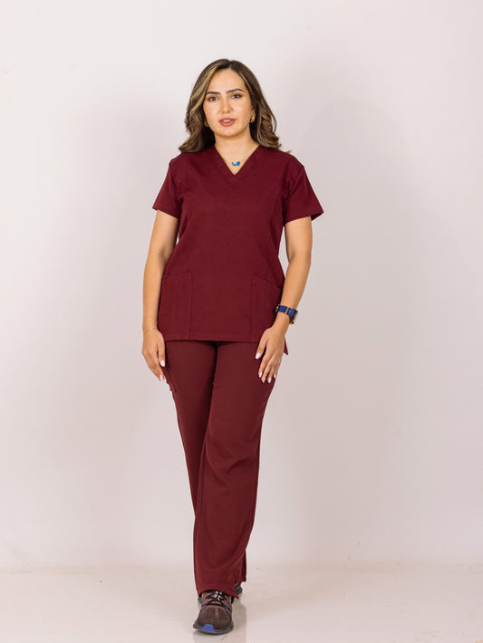 CROWN - Maroon Scrubs