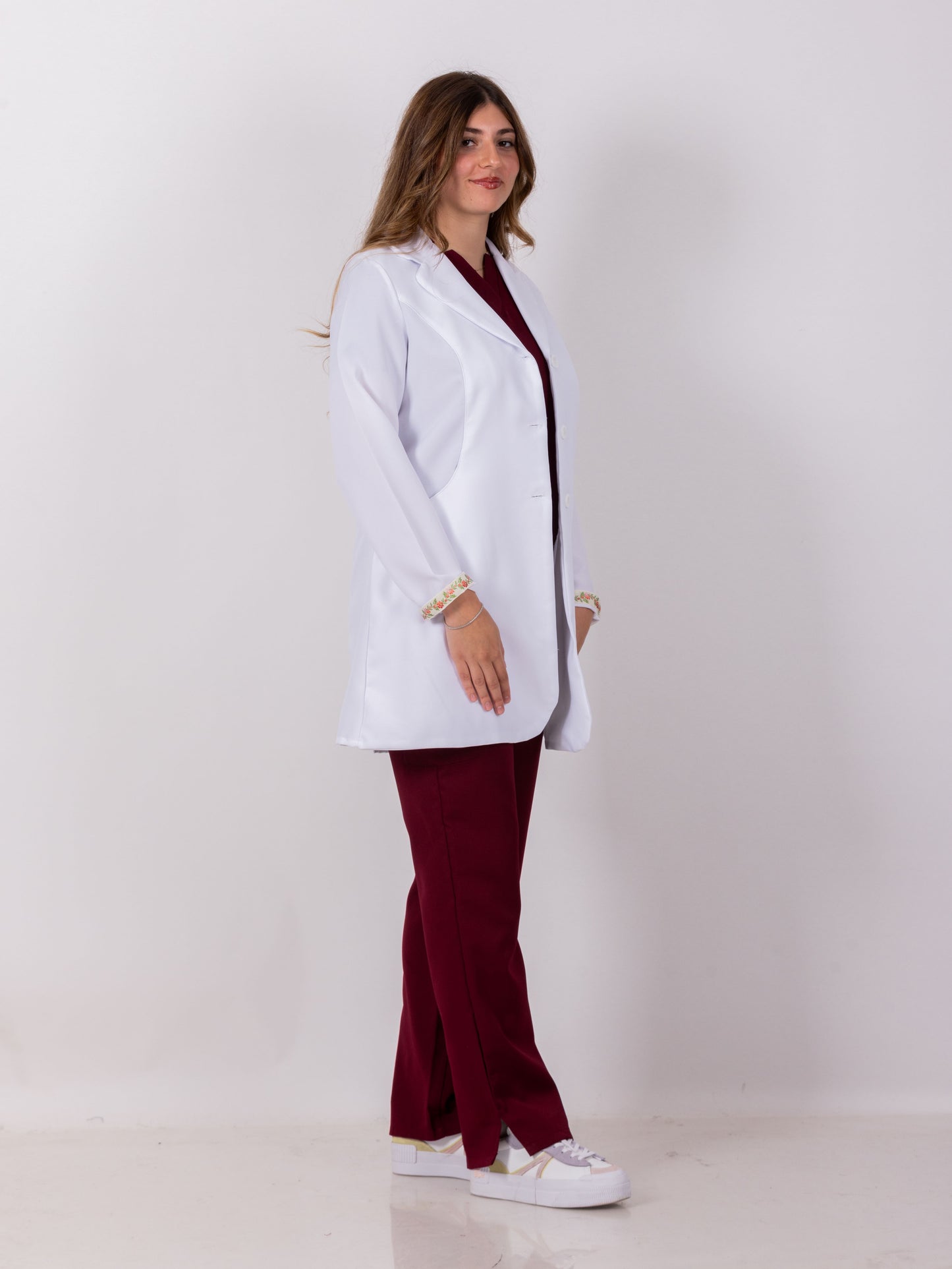 Floracoat – Feminine White Coat