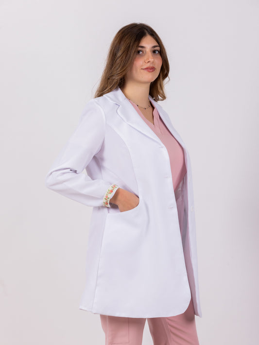 Floracoat – Feminine White Coat